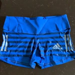 Adidas spandex running shorts